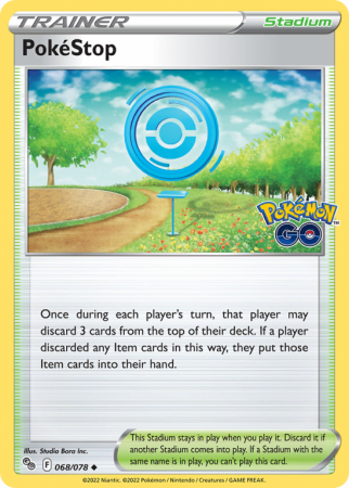 PokéStop 68/78 Sword & Shield Pokémon GO