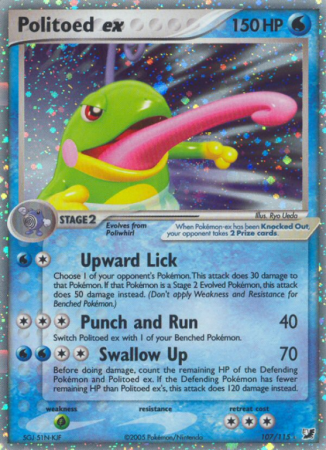 Politoed ex 107/115 EX Unseen Forces