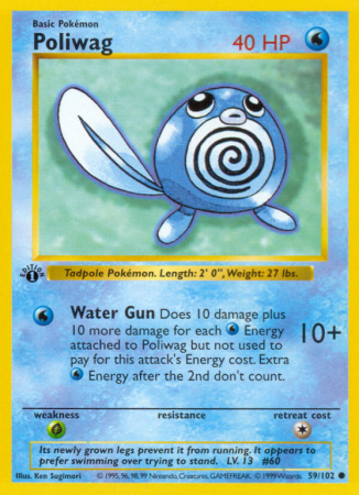 Poliwag 59/102 Base Base Set