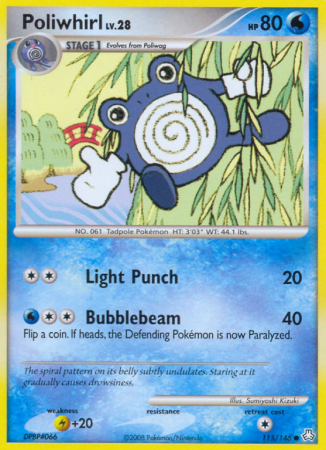Poliwhirl 115/146 Diamond & Pearl Legends Awakened