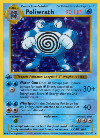 Poliwrath 13/102 Base Base Set
