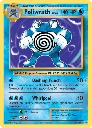 Poliwrath 25/108 XY Evolutions