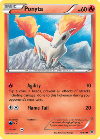 Ponyta 14/115 XY Generations
