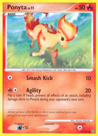 Ponyta 71/100 Diamond & Pearl Stormfront