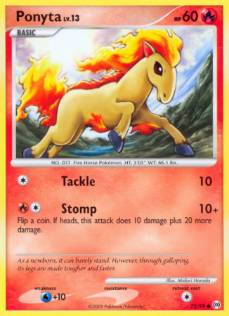 Ponyta 72/99 Platinum Arceus