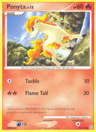 Ponyta 94/130 Diamond & Pearl Diamond & Pearl