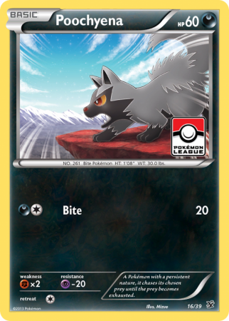 Poochyena 16/39 XY Kalos Starter Set