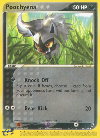Poochyena 64/109 EX Ruby & Sapphire