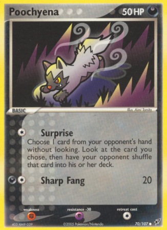 Poochyena 70/107 EX Deoxys