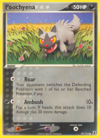 Poochyena 79/113 EX Delta Species