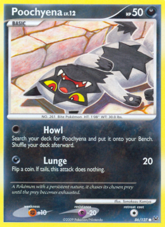Poochyena 86/127 Platinum Platinum