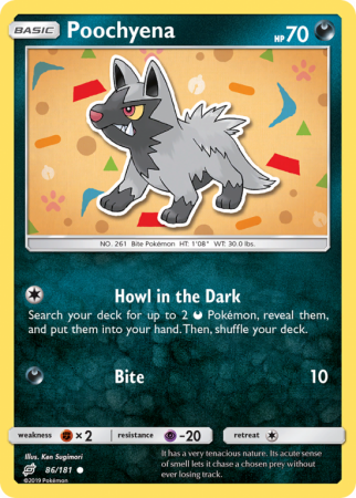 Poochyena 86/181 Sun & Moon Team Up