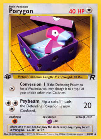 Porygon 48/83 Base Team Rocket