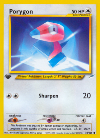 Porygon 78/113 Neo Neo Destiny