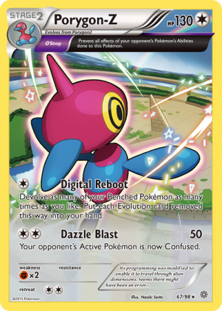 Porygon-Z 67/98 XY Ancient Origins