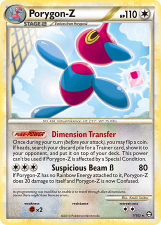 Porygon-Z 7/102 HeartGold & SoulSilver HS—Triumphant