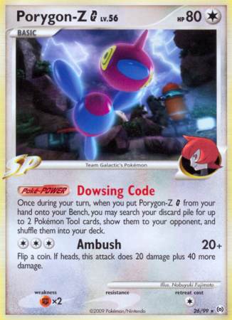 Porygon-Z G 26/99 Platinum Arceus