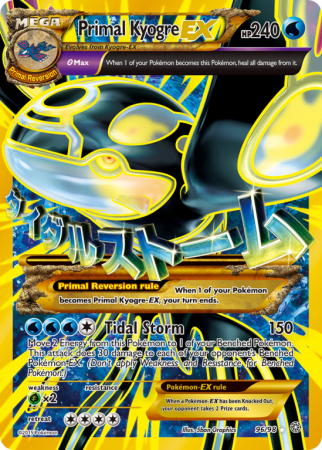 Primal Kyogre-EX 96/98