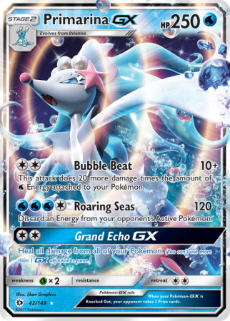 Primarina-GX 42/149 Sun & Moon Sun & Moon