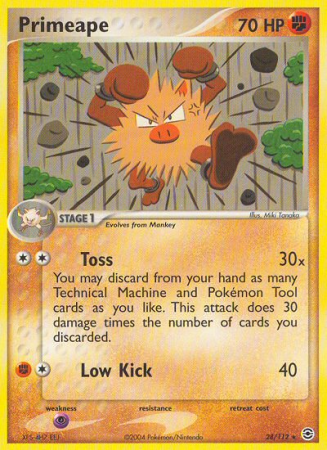 Primeape 28/112 EX FireRed & LeafGreen
