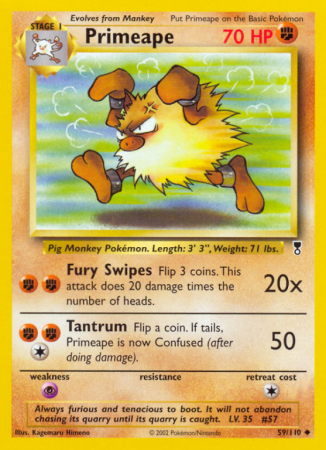 Primeape 59/110 Other Legendary Collection