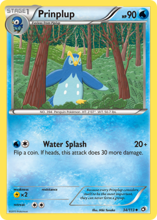 Prinplup 34/113 Black & White Legendary Treasures