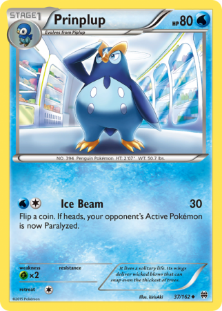 Prinplup 37/162 XY BREAKthrough