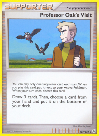 Professor Oak's Visit 122/132 Diamond & Pearl Secret Wonders