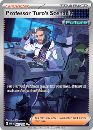 Professor Turo's Scenario 257/182 Scarlet & Violet Paradox Rift