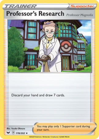 Professor's Research (Professor Magnolia) 178/202 Sword & Shield Sword & Shield