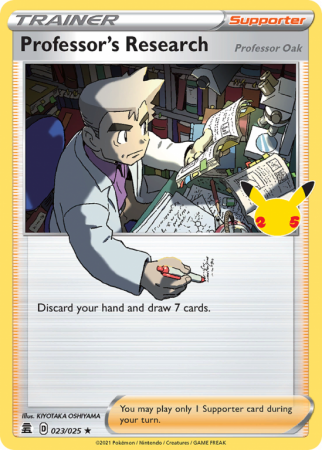 Professor’s Research (Professor Oak) 23/25 Sword & Shield Celebrations