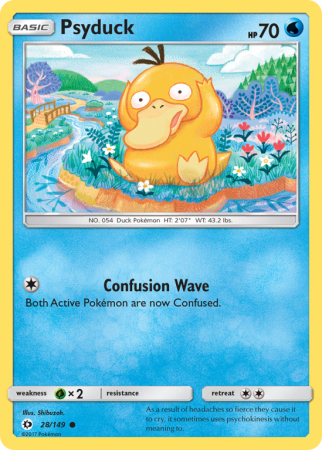Psyduck 28/149 Sun & Moon Sun & Moon