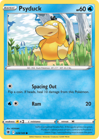 Psyduck 28/189 Sword & Shield Astral Radiance