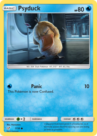 Psyduck 7/18 Sun & Moon Detective Pikachu