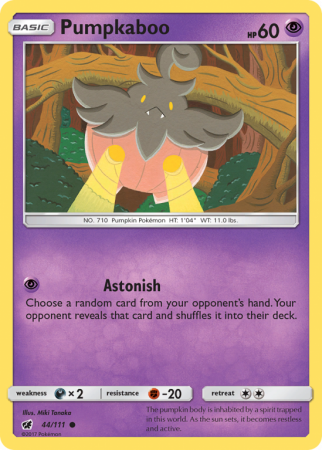 Pumpkaboo 44/111 Sun & Moon Crimson Invasion