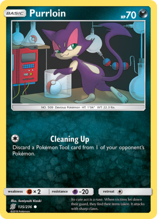Purrloin 135/236 Sun & Moon Unified Minds