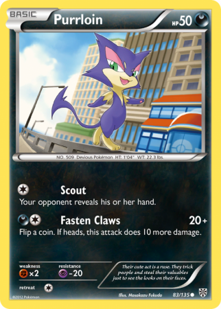 Purrloin 83/135 Black & White Plasma Storm
