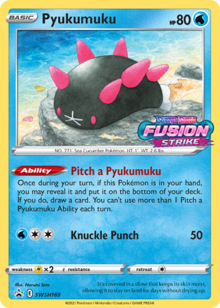 Pyukumuku SWSH169/103 Sword & Shield SWSH Black Star Promos