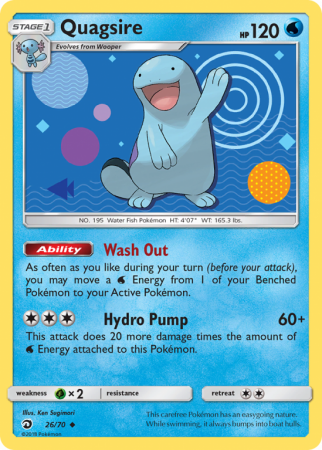 Quagsire 26/70 Sun & Moon Dragon Majesty