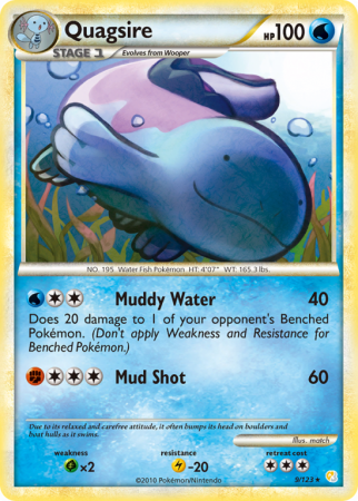 Quagsire 9/123 HeartGold & SoulSilver HeartGold & SoulSilver