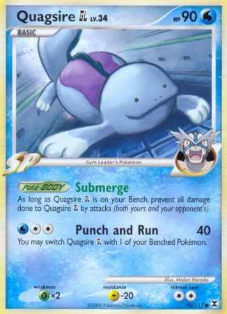 Quagsire GL 76/111 Platinum Rising Rivals