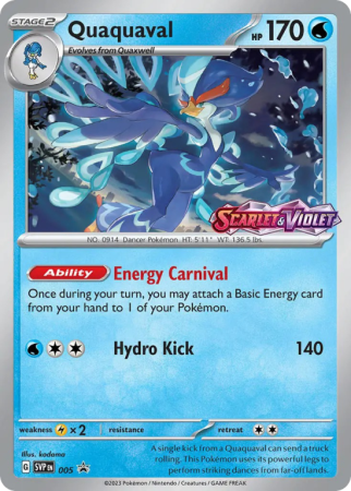 Quaquaval 5/14 Scarlet & Violet Scarlet & Violet Black Star Promos