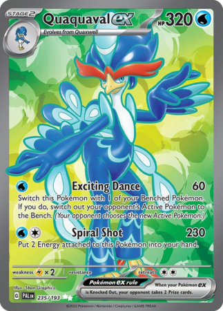 Quaquaval ex 235/193 Scarlet & Violet Paldea Evolved