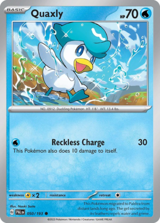 Quaxly 50/193 Scarlet & Violet Paldea Evolved