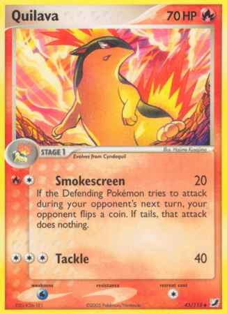 Quilava 45/115 EX Unseen Forces