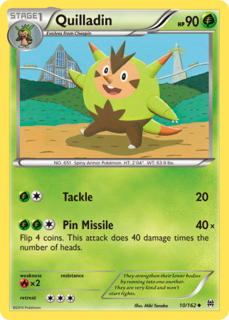 Quilladin 10/162 XY BREAKthrough