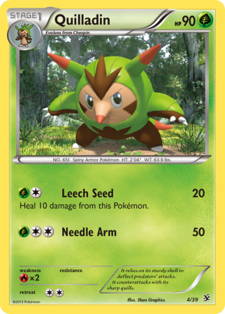 Quilladin 4/39 XY Kalos Starter Set