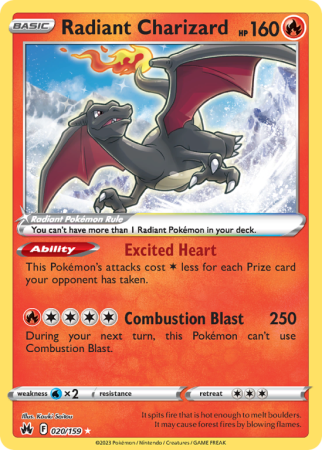 Radiant Charizard 20/159