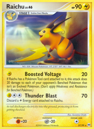 Raichu 27/99 Platinum Arceus