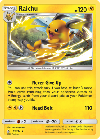 Raichu 55/214